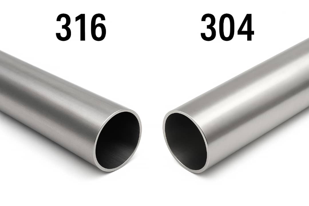 لوله استیل 304 و 316